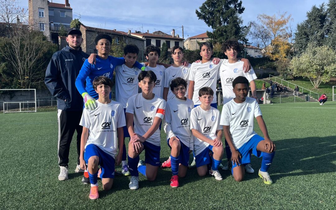 La qualif’ pour nos U15 en coupe de la Loire !