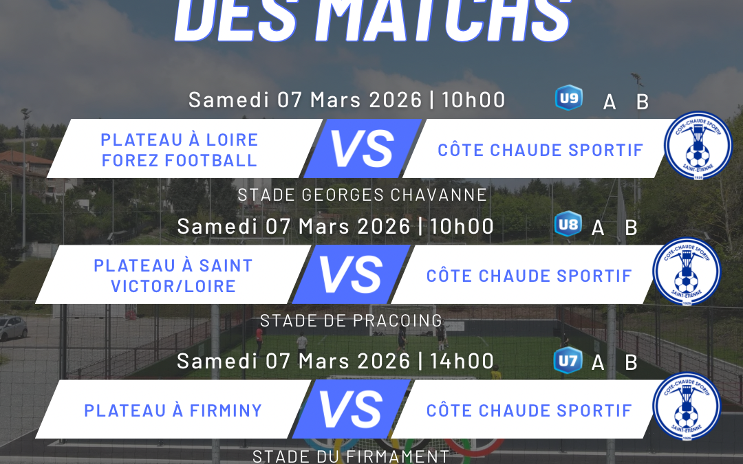 Agenda du Weekend Pré Formation (U6 à U9)